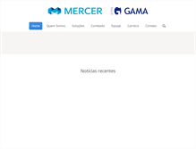 Tablet Screenshot of gama-ca.com.br